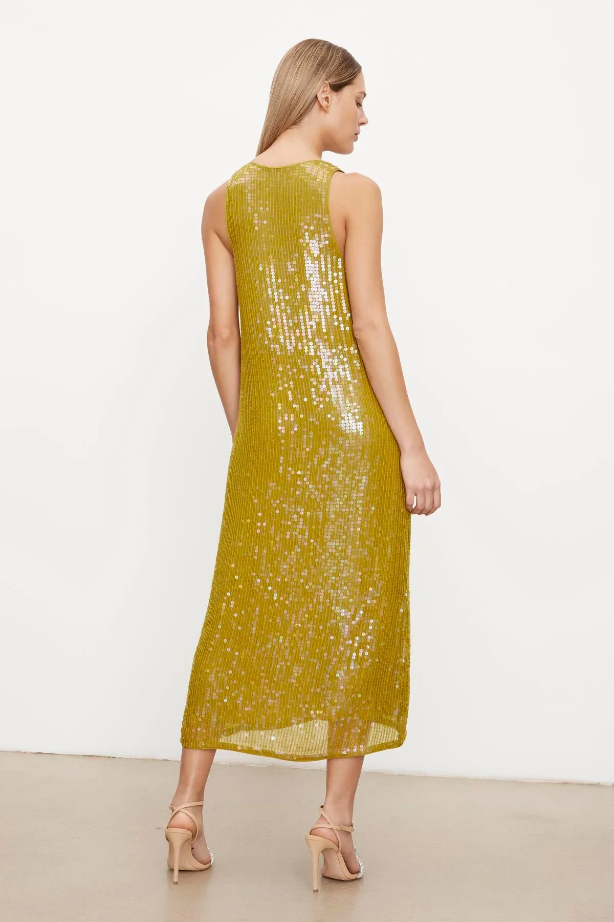 ALENA SEQUIN TANK DRESS