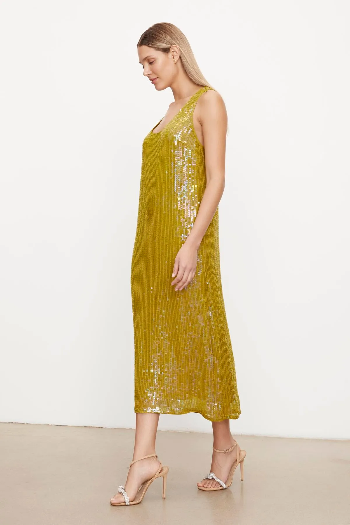 ALENA SEQUIN TANK DRESS