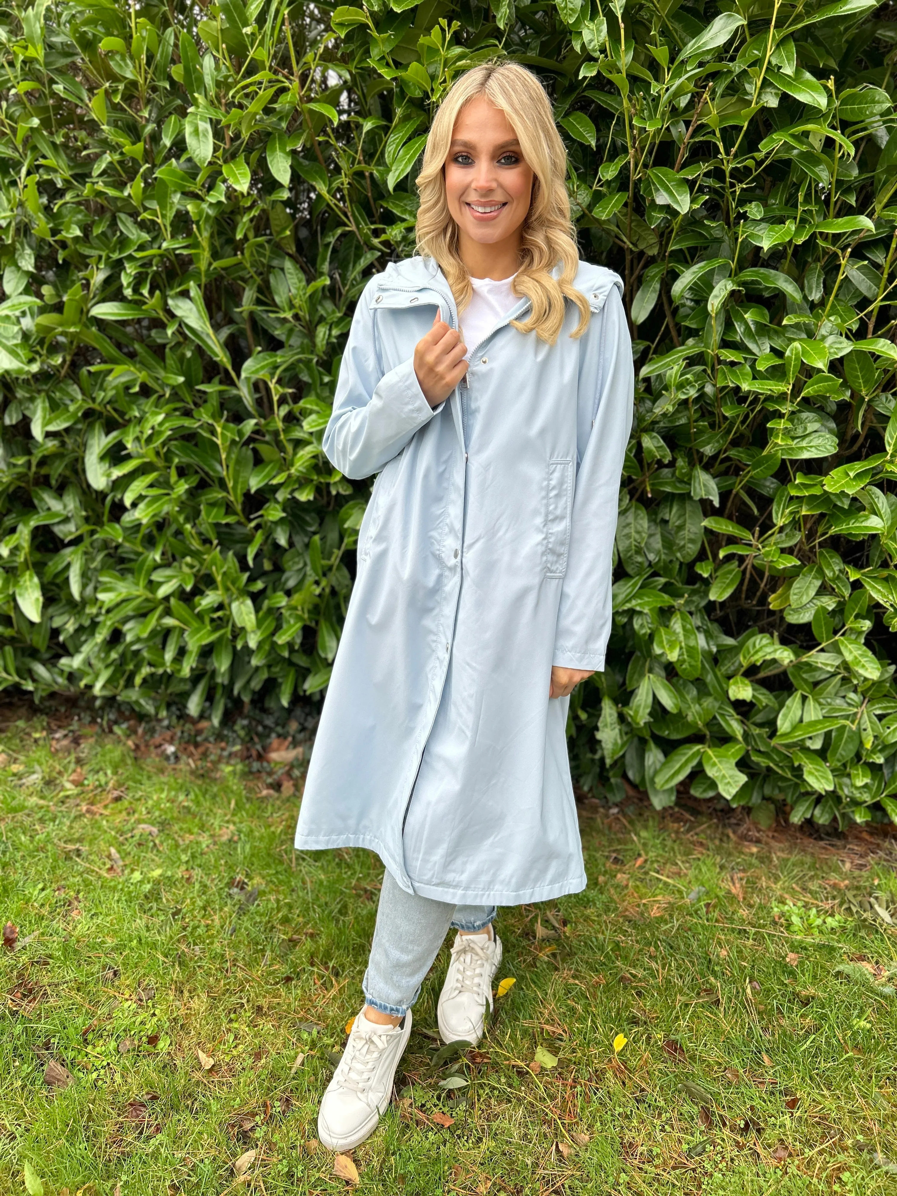 Angelique Sky Raincoat