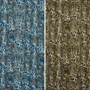 Animal Skin Polyester Fabric