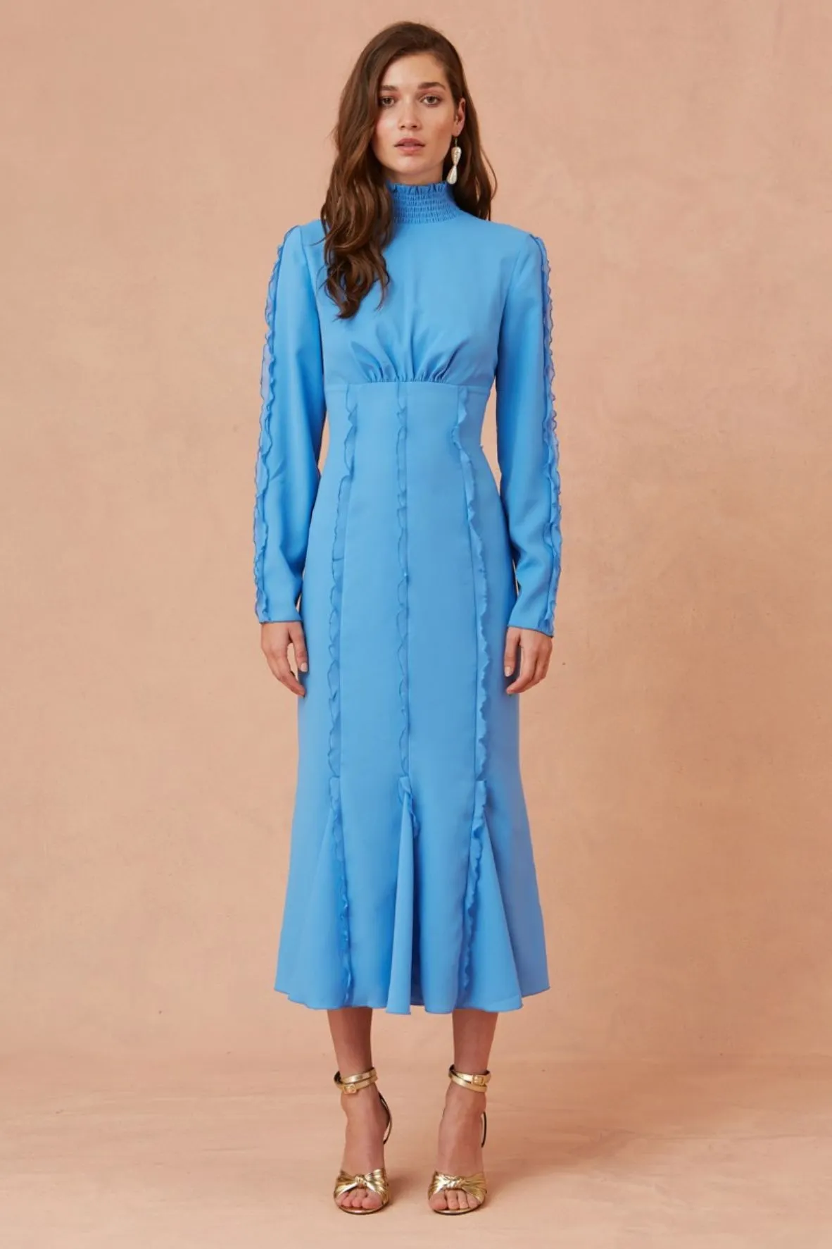 Beloved Long Sleeve Midi Dress