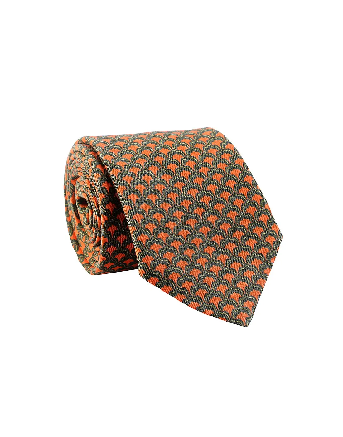 Chokore Grey & Red Silk Tie - Indian at Heart line