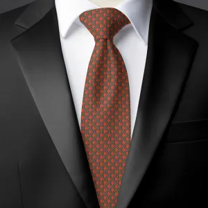 Chokore Grey & Red Silk Tie - Indian at Heart line