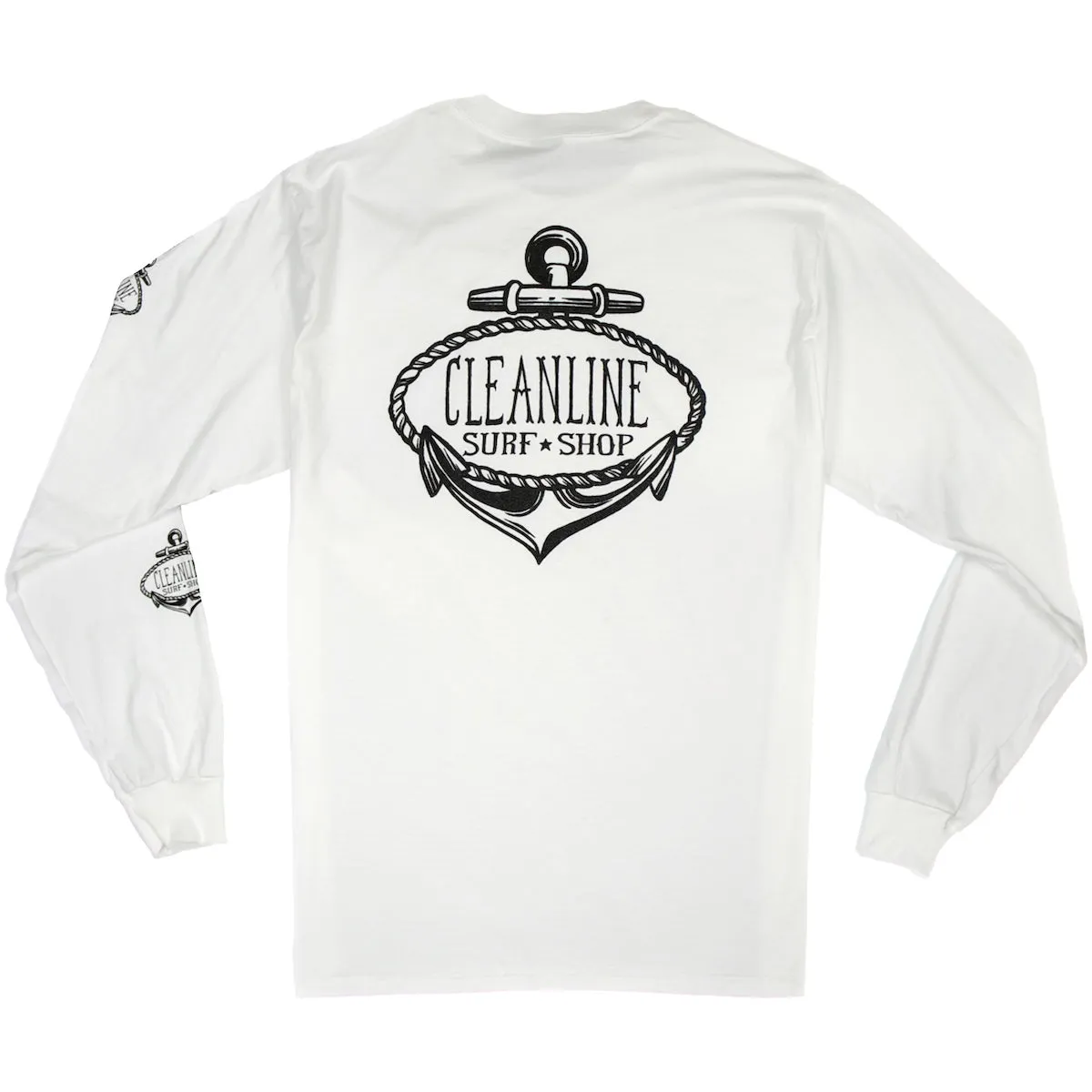 Cleanline Anchor 2.0 Long Sleeve T-Shirt - White