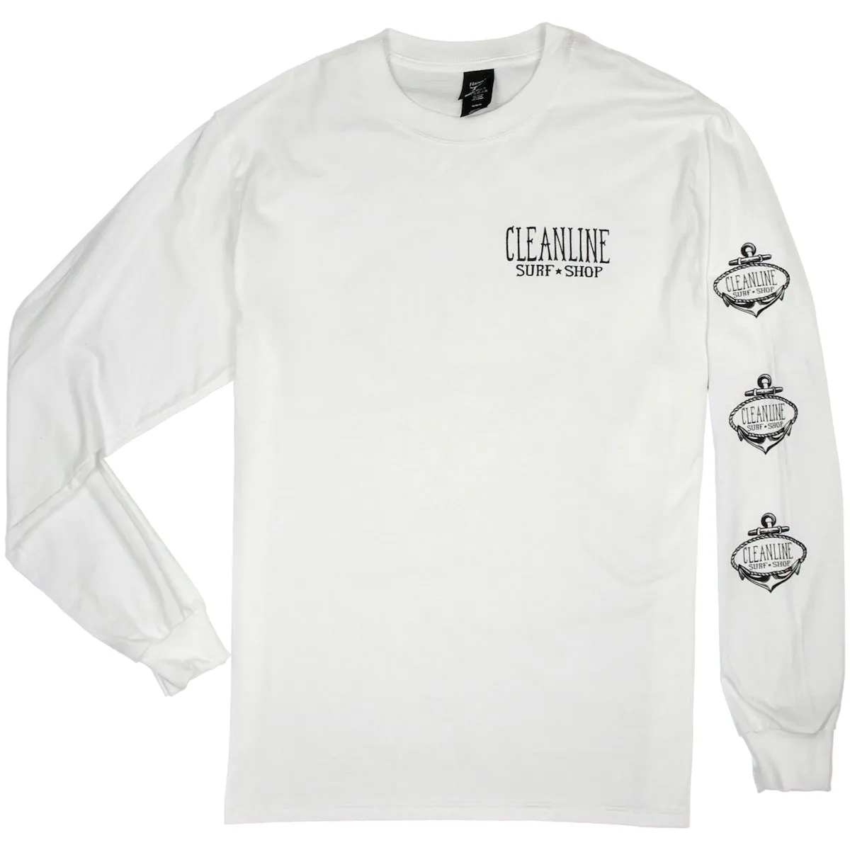 Cleanline Anchor 2.0 Long Sleeve T-Shirt - White