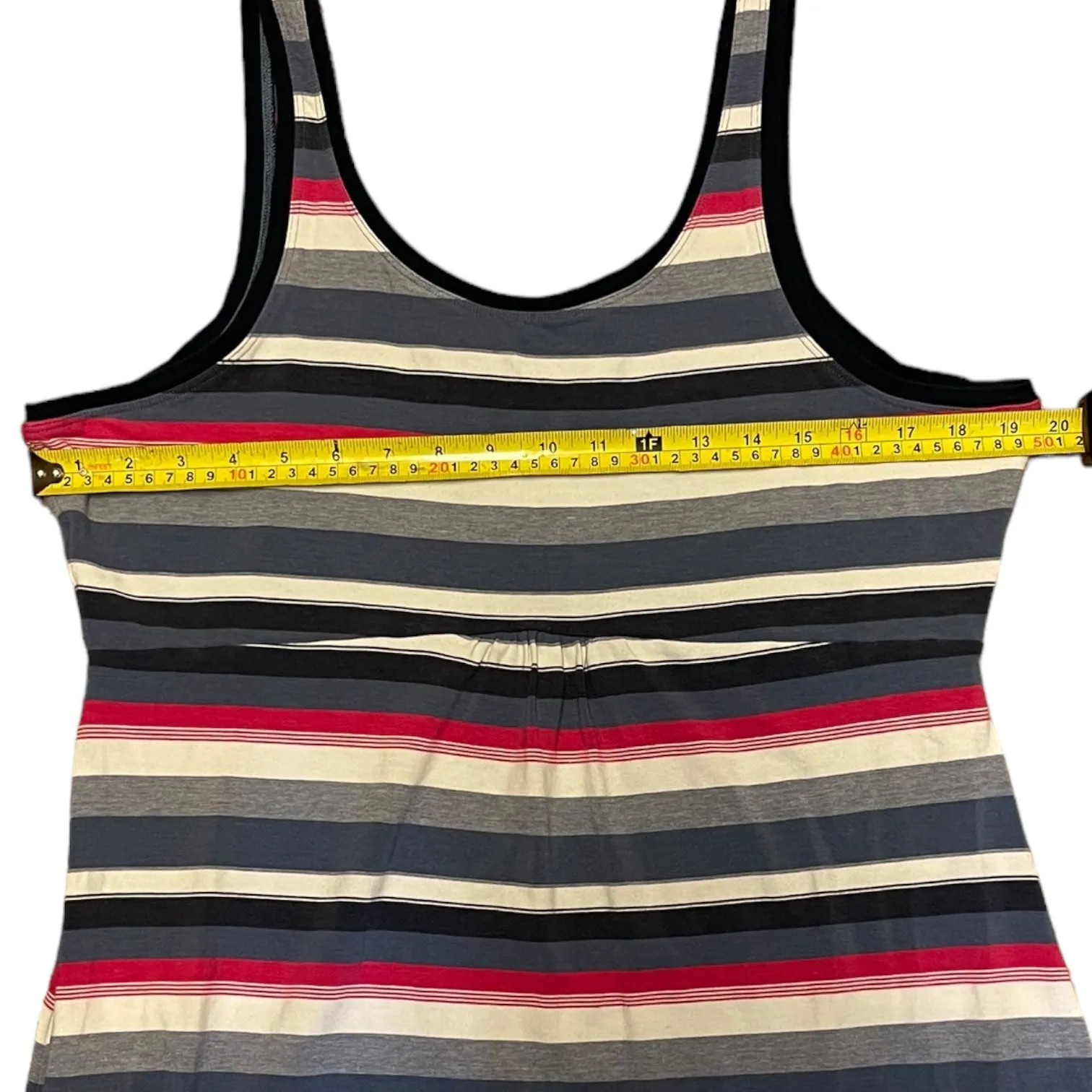 Columbia Omni-Wick Cotton Blend Striped Tank Maxi Dress Size X-Large