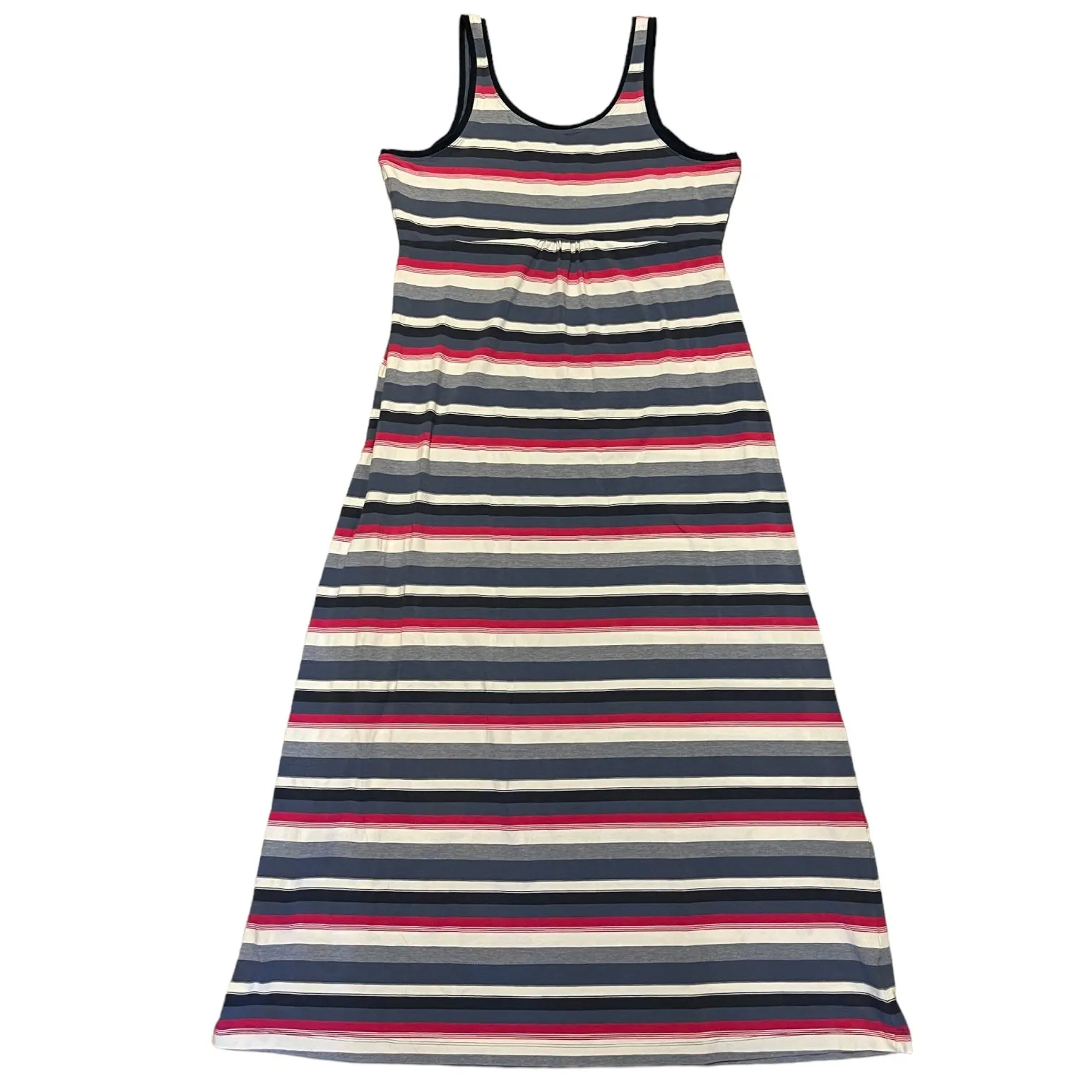 Columbia Omni-Wick Cotton Blend Striped Tank Maxi Dress Size X-Large