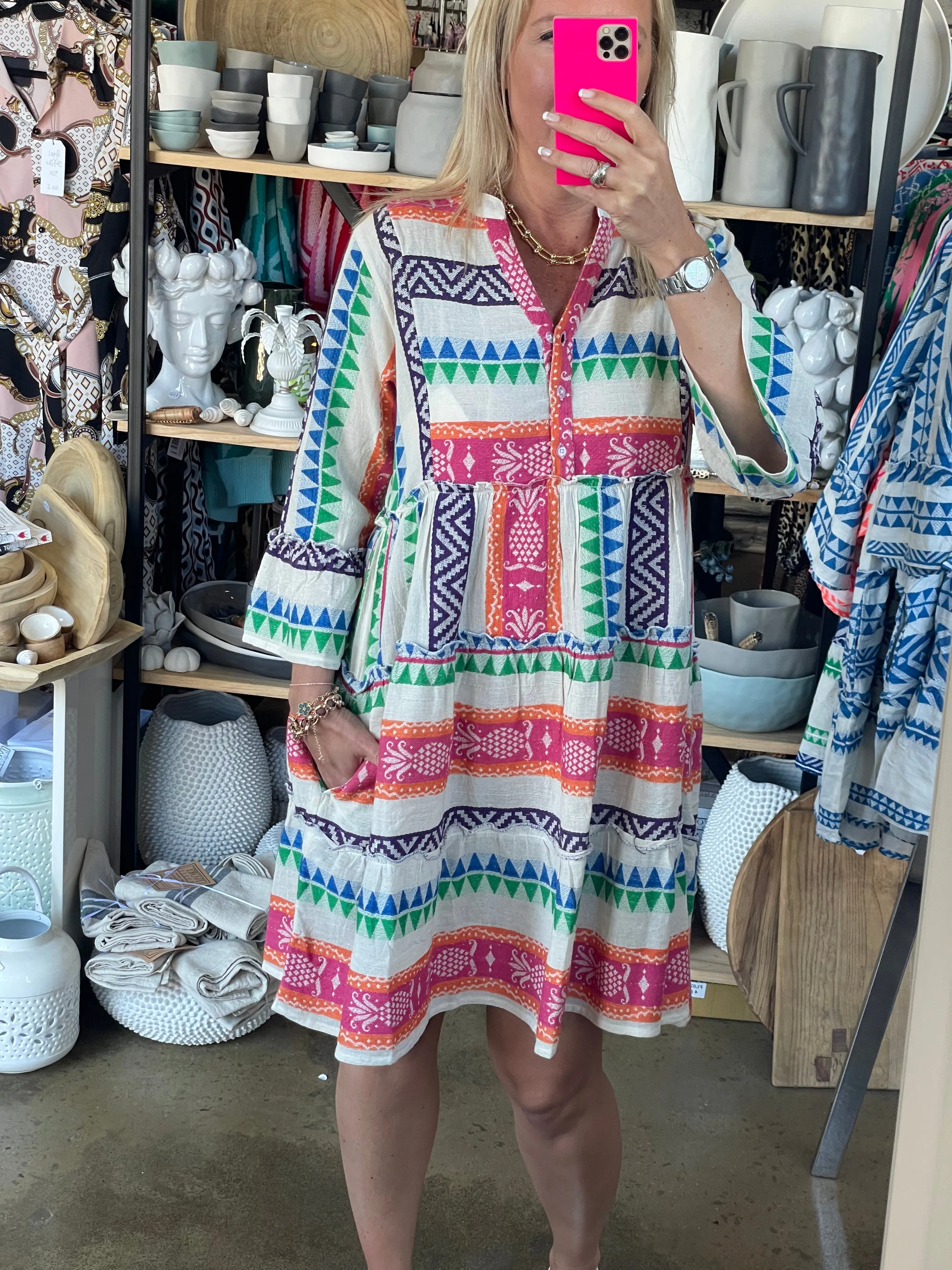 Copenhagen Mini Dress rainbow