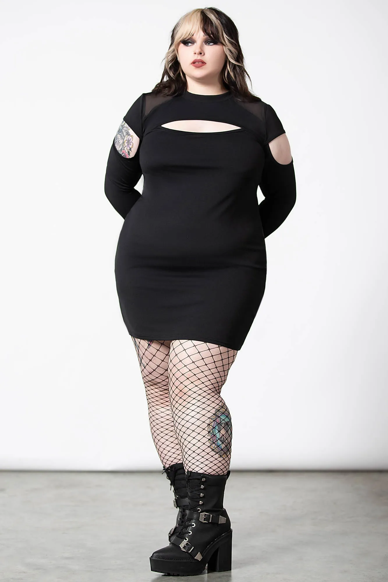 Cosmic Shift Long Sleeve Dress [PLUS]