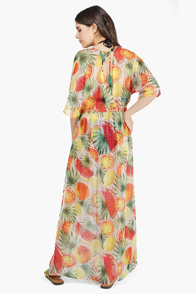 Fruit Punch Wrap Dress