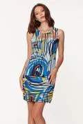 Isle Apparel Goldie Stripe Dress