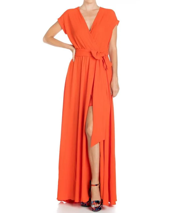 Jasmine Meghan Los Angeles Women's Maxi Dress Flame