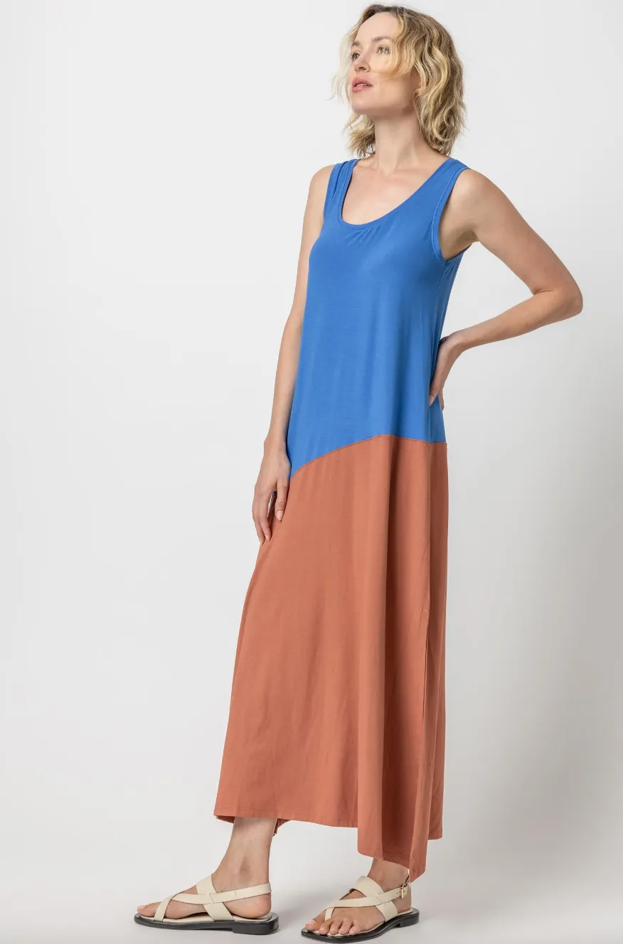 Lilla P COLORblock Tank Midi/Maxi Dress