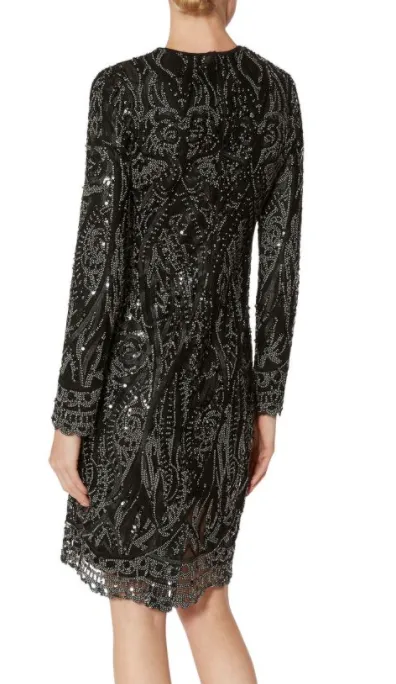 Marzena Sequin Swirl Dress