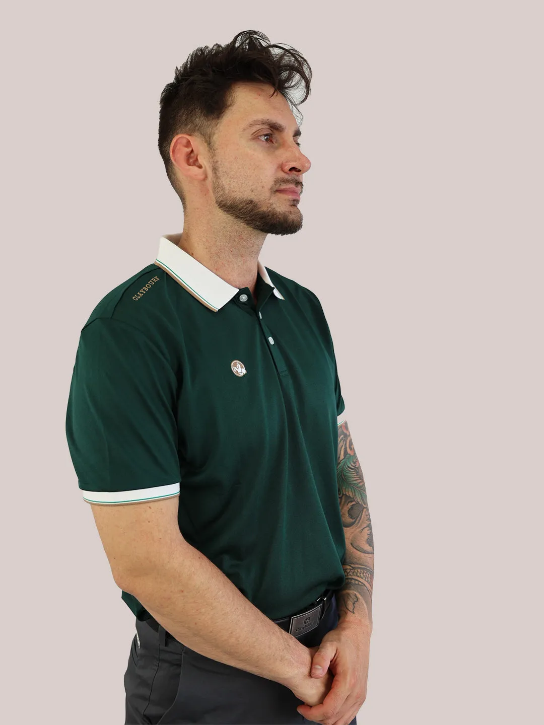 Men's Contrast Polo