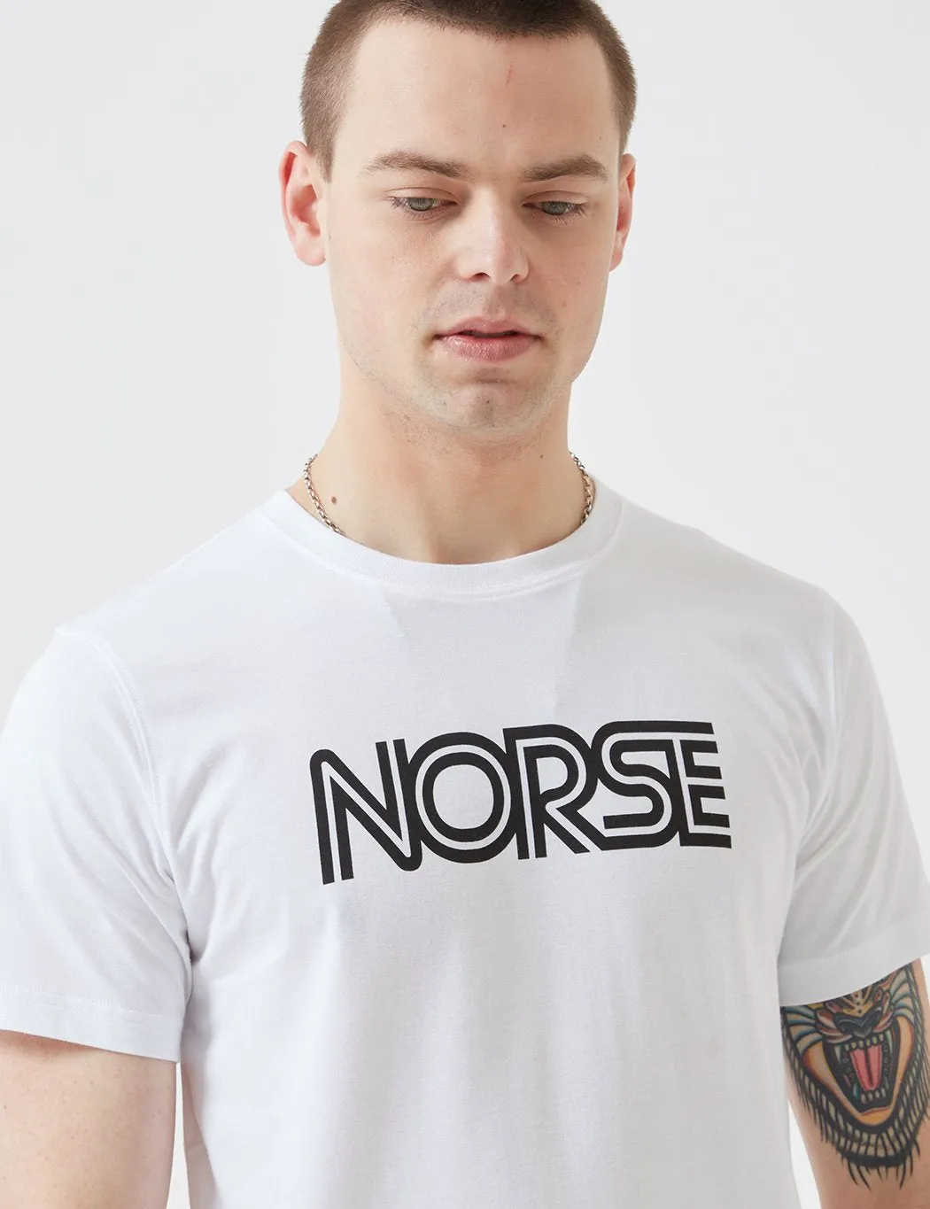 Norse Projects Niels Nautical Logo T-Shirt - White