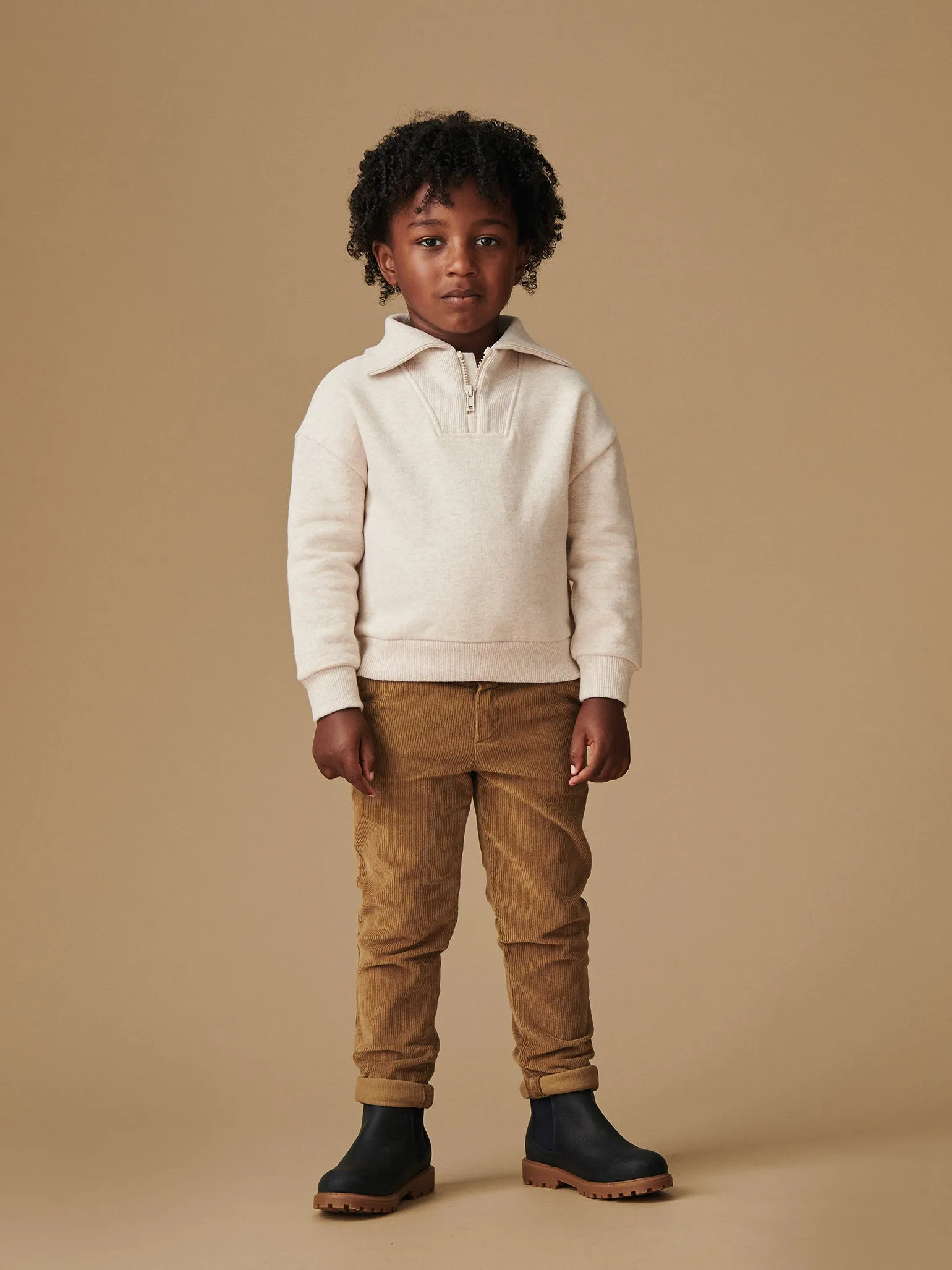 Oatmeal Laza Kids Sweatshirt