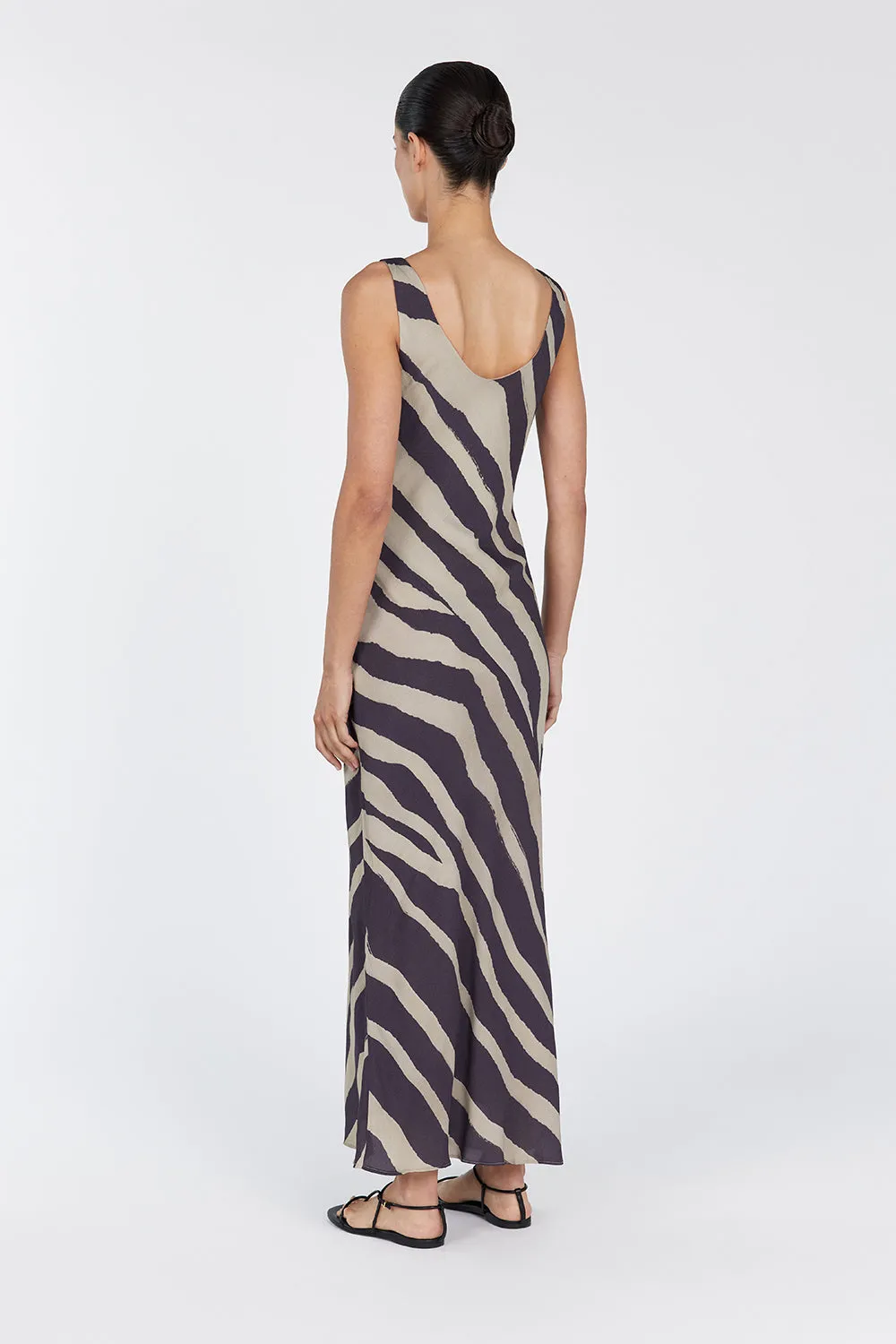 RENATA COWL NECK MAXI DRESS