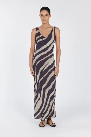 RENATA COWL NECK MAXI DRESS