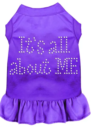 Rhinestone All About Me Dress Purple Xs (8)