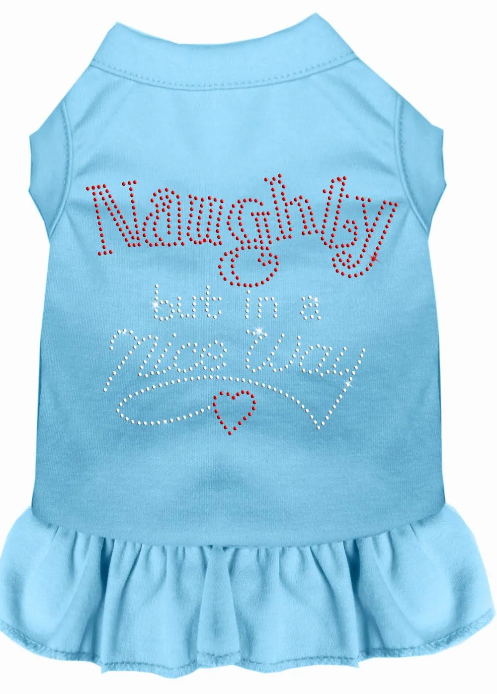 Rhinestone Naughty But In A Nice Way Dress Baby Blue Sm (10)