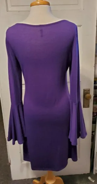 Royal Purple Jersey Dress