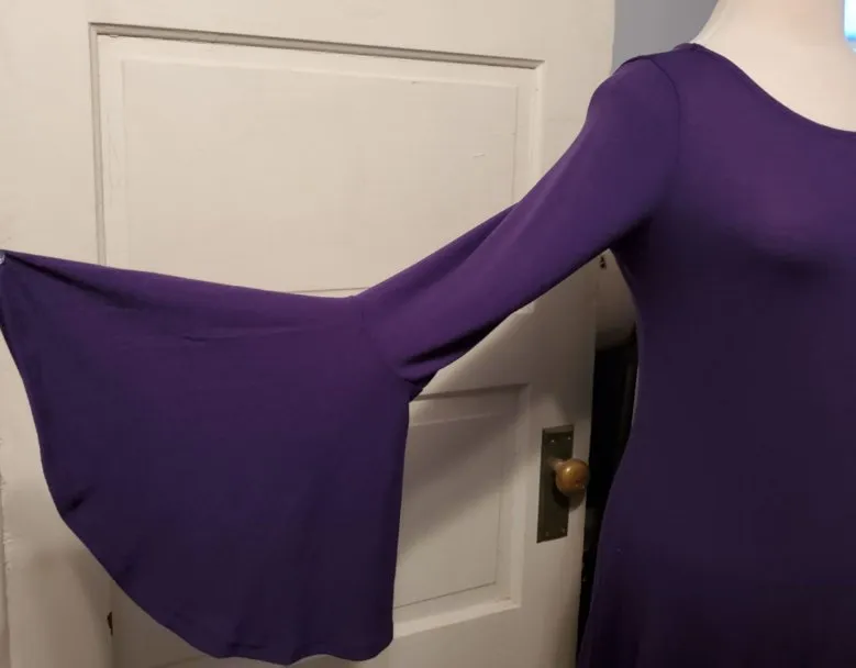 Royal Purple Jersey Dress