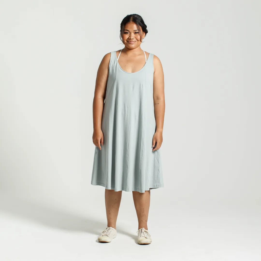 Scoop Neck Tank Dress | Sea Salt