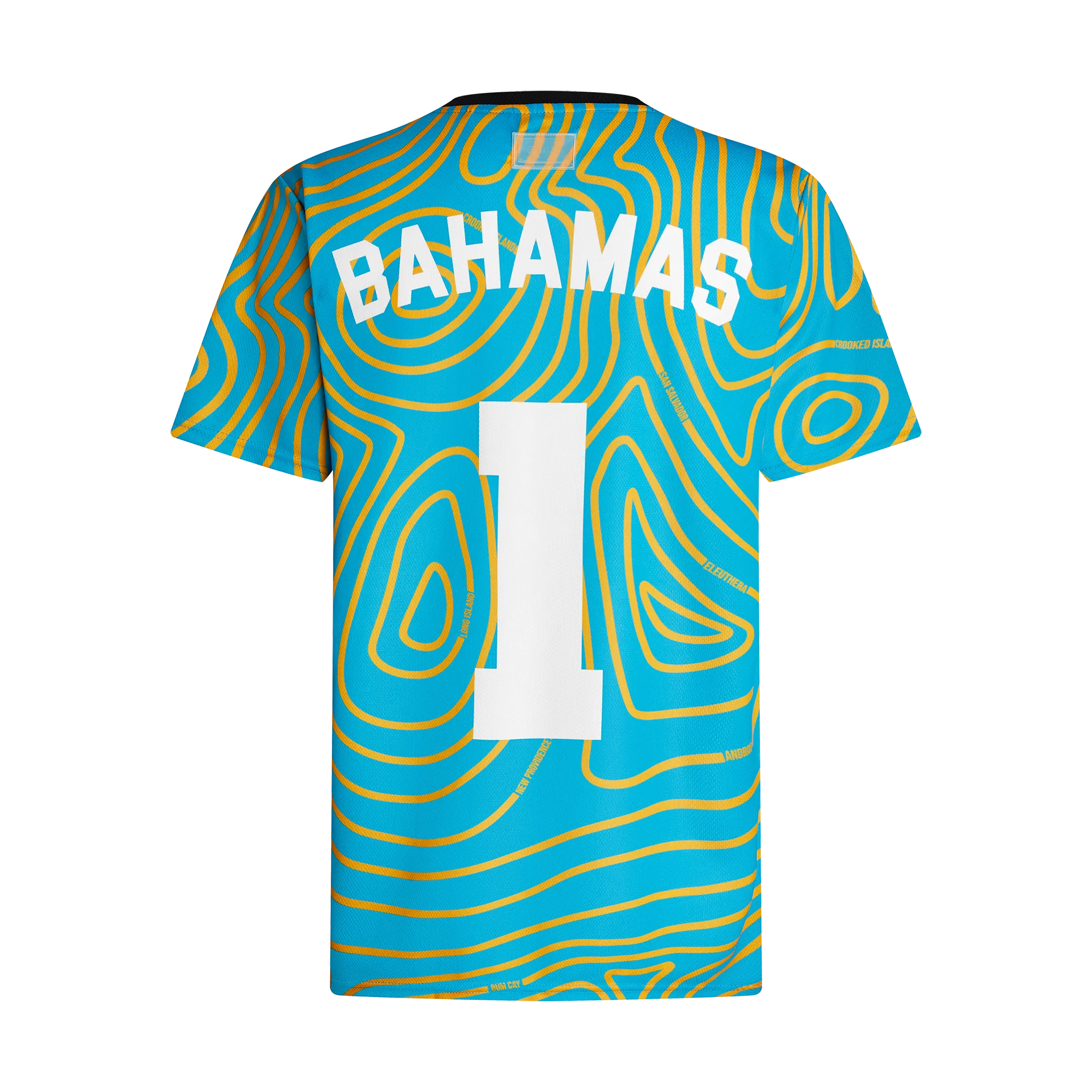 TEAM BAHAMAS TEE- AQUA