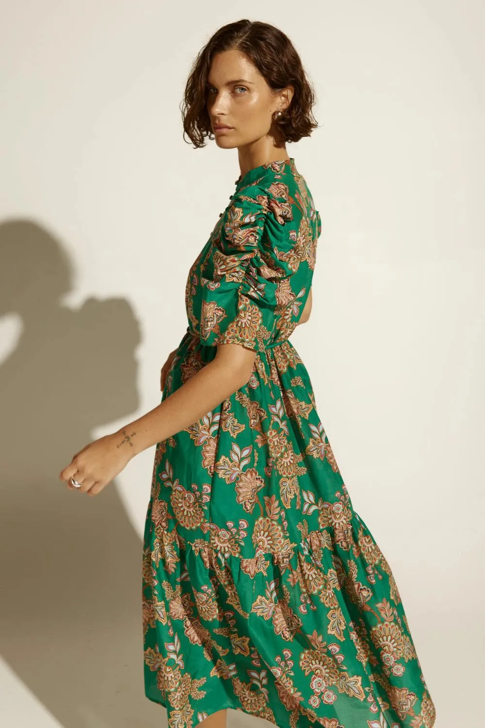 ZOE KRATZMANN | OPUS DRESS | K'GARI PALM GREEN