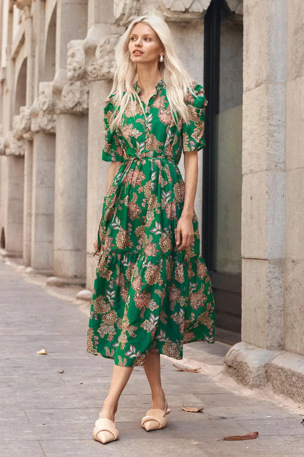 ZOE KRATZMANN | OPUS DRESS | K'GARI PALM GREEN